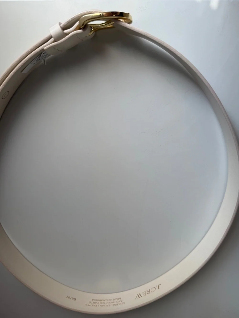 Leather belt